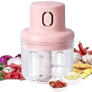Mini USB Wireless Electric Garlic Chopper, Mini Food Chopper Garlic Mincer Blender Meat Grinder Waterproof Rechargeable Food Processor (Electric Mini Garlic Grinder)