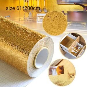 Golden kitchen foil( size 61*200CM )