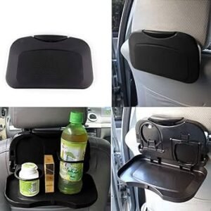 Car back Seat Tray Black