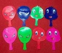 Plastic Handy Fan ( Cartoon Shape - Pack of 4)